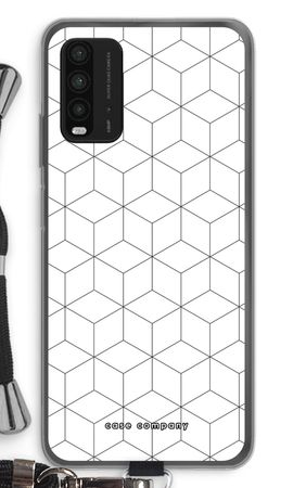 Cubes black and white