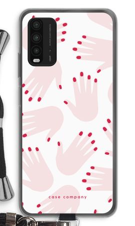Hands pink