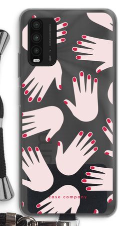 Hands pink