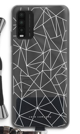 Geometric lines white