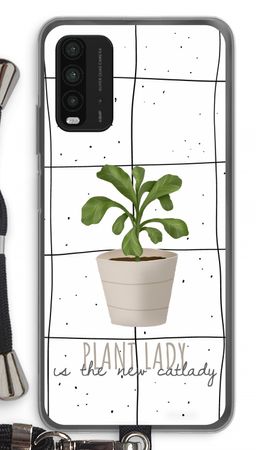 Houseplant on windowpane