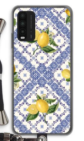 Blue tiles and lemons