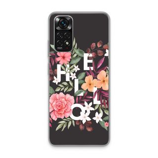 Hello in flowers