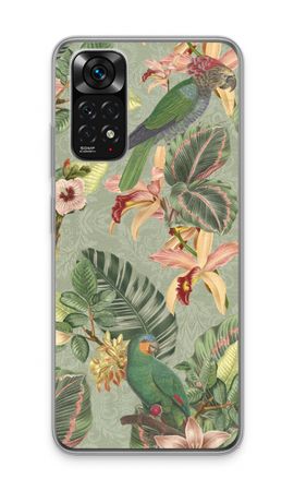 Tropical jungle parrot