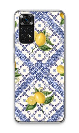 Blue tiles and lemons