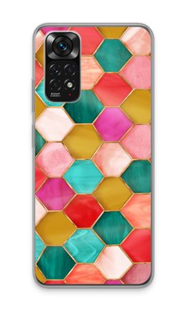 Hexagons in stained glass