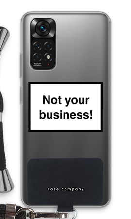 Not your business