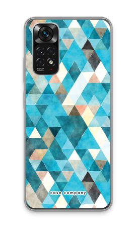 Coloured triangles blue