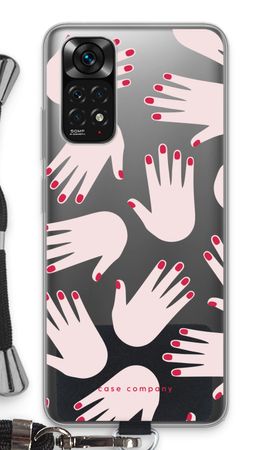 Hands pink