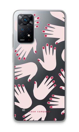 Hands pink