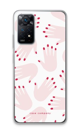 Hands pink