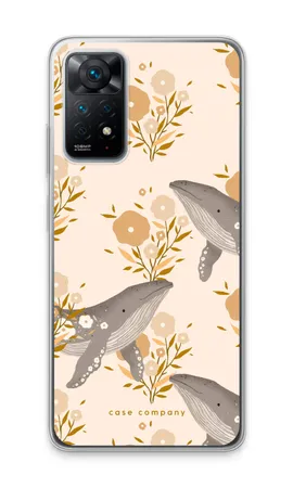Floral Whales, Xiaomi Redmi Note 11 Pro weiche Hülle