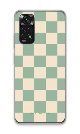 Checkered Mint, Xiaomi Redmi Note 11S weiche Hülle