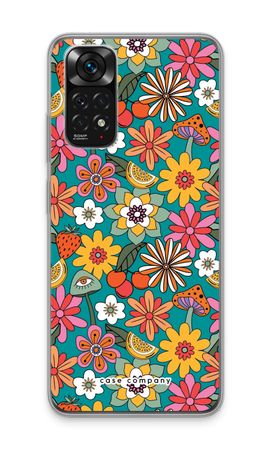 Retro Flowers N°2 - Blue