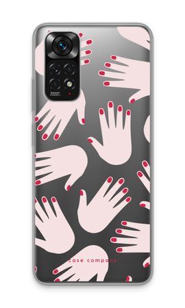 Hands pink