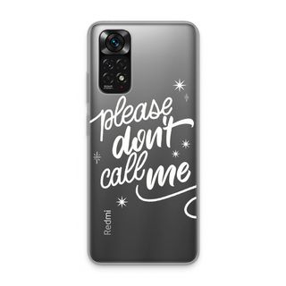 Don't call