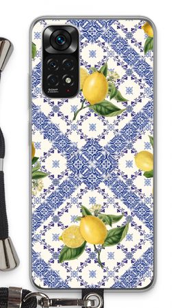 Blue tiles and lemons