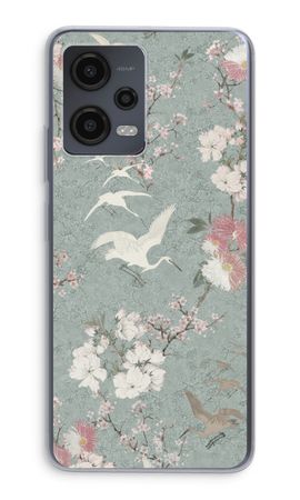 Japanska tranor blommar