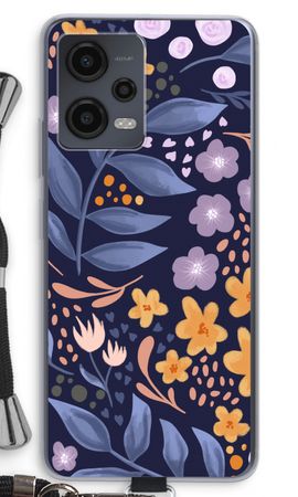 Flowers with blue leaves