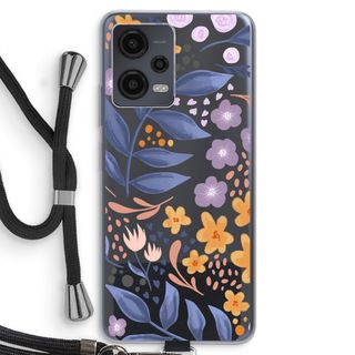 Flowers with blue leaves