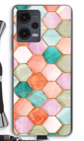 Hexagons in stained glass