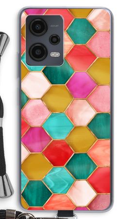 Hexagons in stained glass