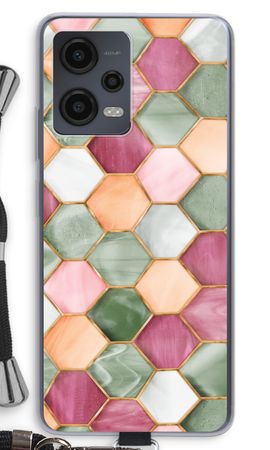 Hexagons in stained glass