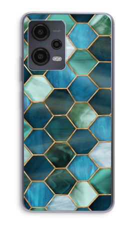 Hexagons in stained glass