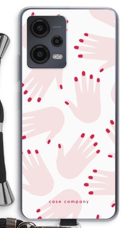 Hands pink