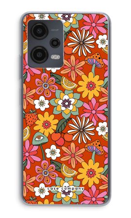 Retro Flowers - Red