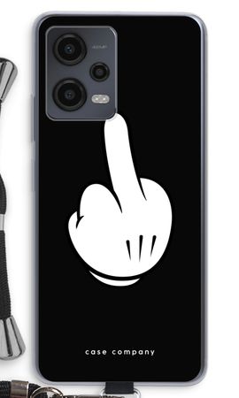 Middle finger black
