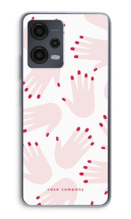 Hands pink