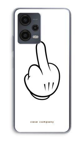 Middle finger white