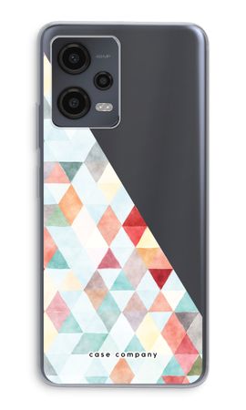 Coloured triangles pastel