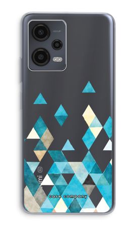 Coloured triangles blue