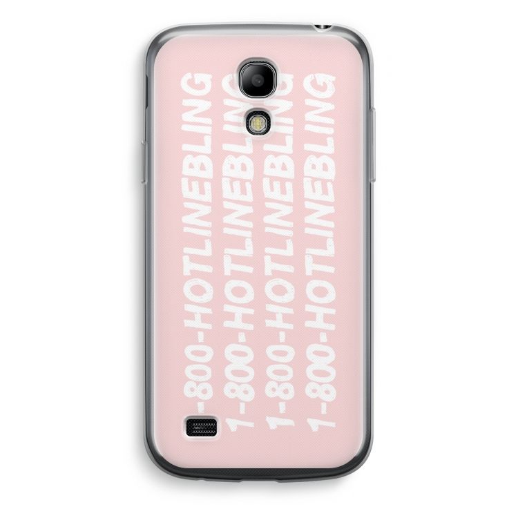 altijd Vertrouwelijk routine Samsung Galaxy S4 mini case | Hotline bling pink | Soft case | Kaart Blanche