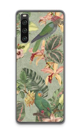 Tropical jungle parrot