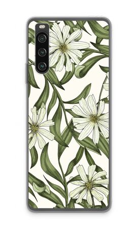 White flower pattern