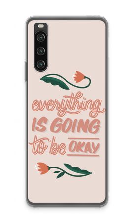 Optimistic flower girl