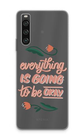 Optimistic flower girl