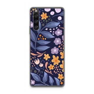 Flowers with blue leaves