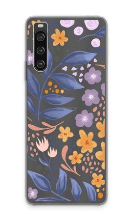 Flowers with blue leaves