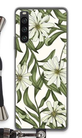 White flower pattern