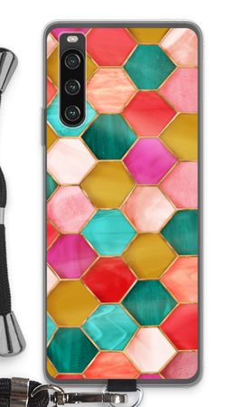 Hexagons in stained glass