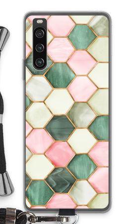 Hexagons in stained glass