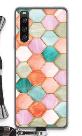 Hexagons in stained glass