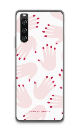 Hands pink