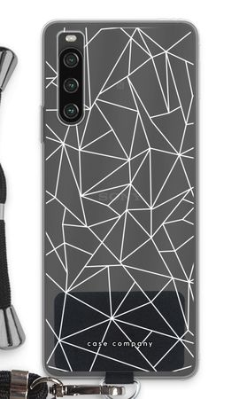 Geometric lines white