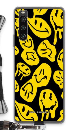 Smeltende smiley - Geel