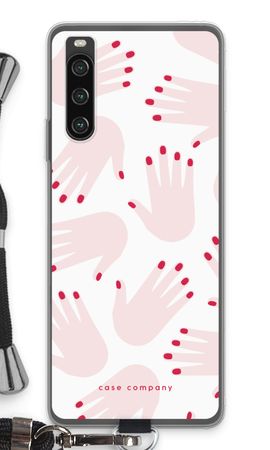 Hands pink